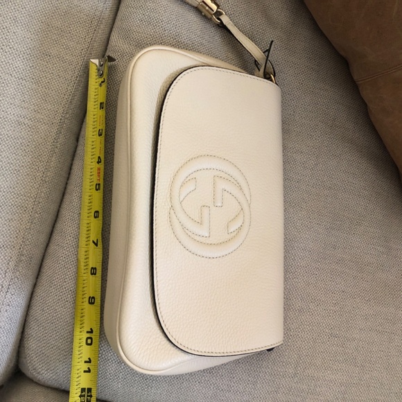 Gucci Cream Leather Shoulder Bag - Picture 15 of 16